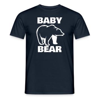 Baby Bear Baby Bear Gift - Men's T-Shirt - navy - Front - AI Model Male 178 light (178cm)