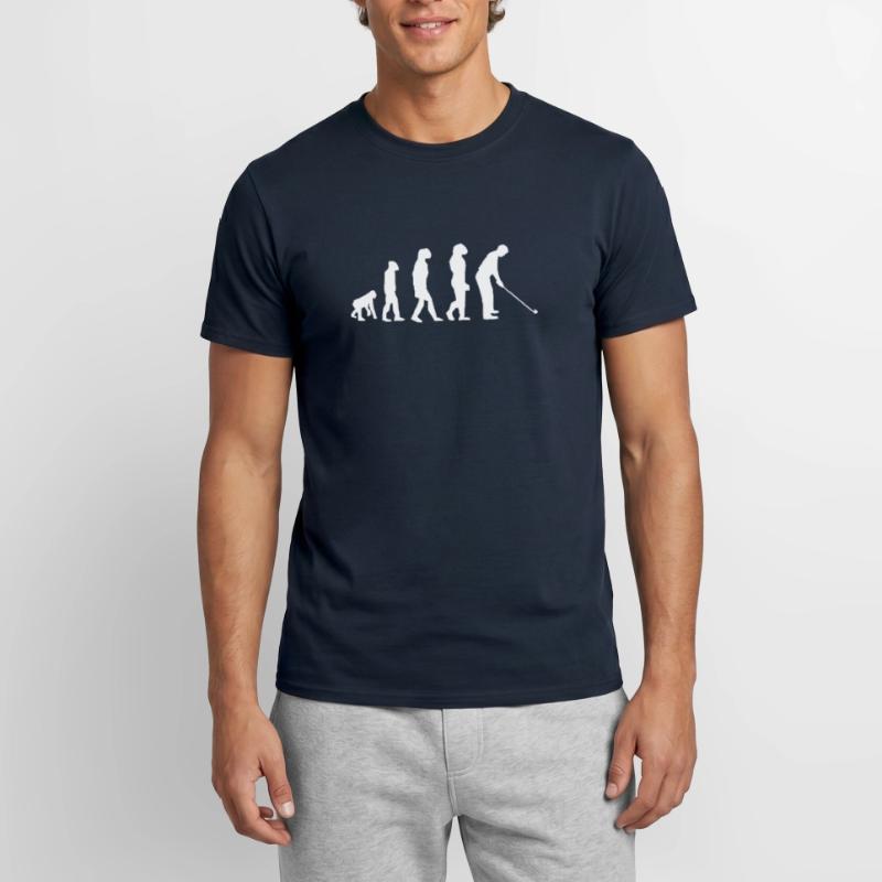 Golf Evolution Golfer Geschenk Golfschläger Männer T-Shirt