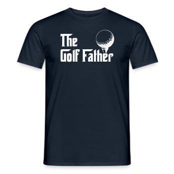 The Golf Father Golfer Geschenk - Männer T-Shirt - Navy - Vorne - AI Model Male 178 light (178cm)