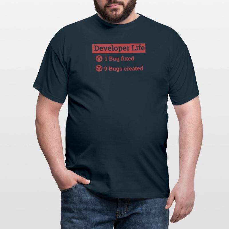 "Developer life" | Programmer, Programmierer Männer T-Shirt