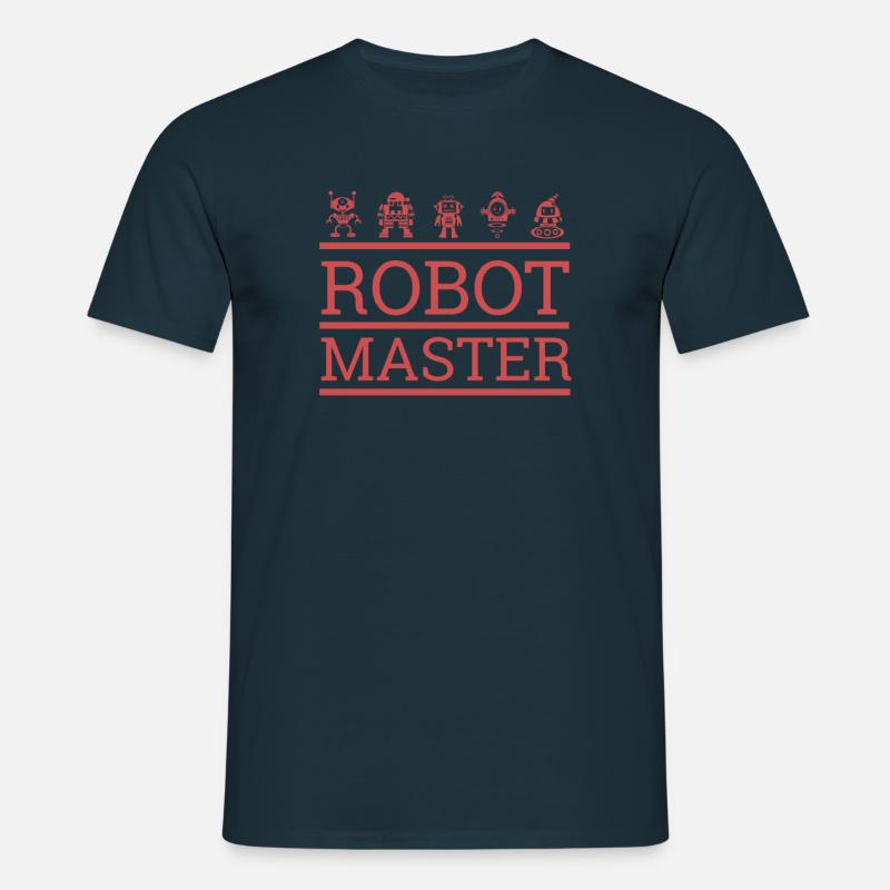 "Robot Master" | Roboter - Männer T-Shirt - Navy