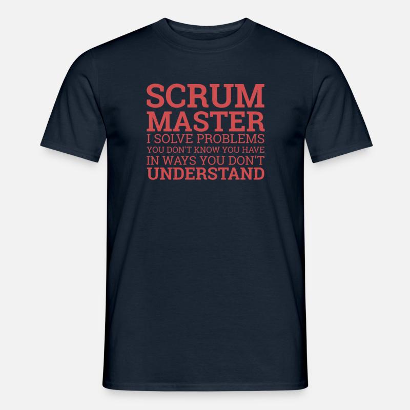 "Scrum Master" | - Männer T-Shirt - Navy