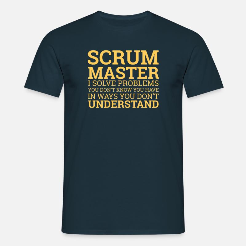 "Scrum Master" | Programmierer - Männer T-Shirt - Navy