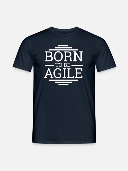 "Scrum Agile"| Scrum Master - Männer T-Shirt - Navy