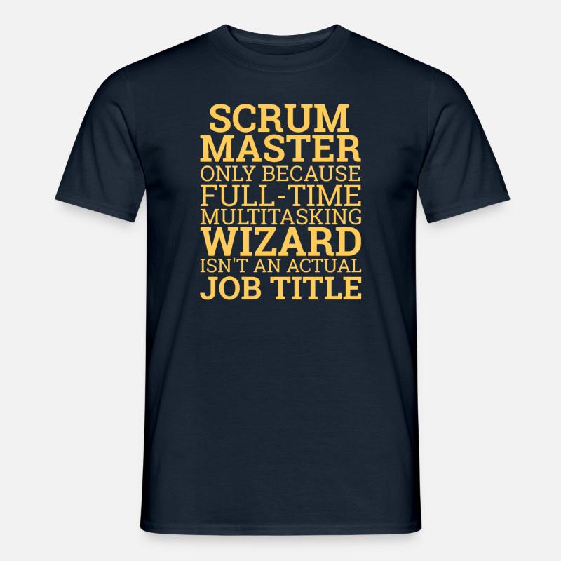 "Scrum Master" | Scrum Master - Men’s T-shirt - navy