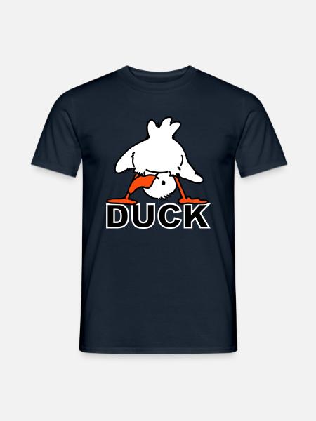 Ducking Duck (3 colors) - Men's T-Shirt - navy