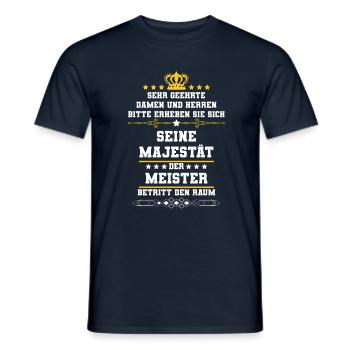 Meister - Männer T-Shirt - Navy - Vorne - AI Model Male 178 light (178cm)