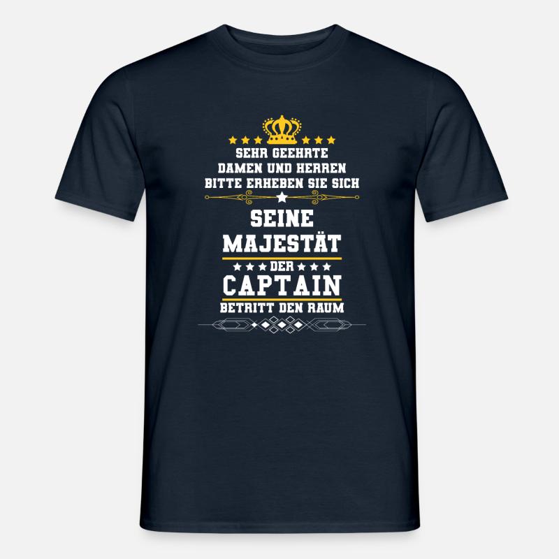 kaptajn - Mænd T-shirt - marineblå