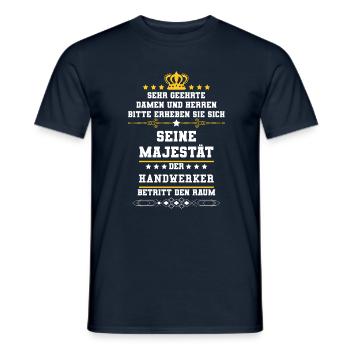 Artisans - T-shirt homme - marine - Devant - AI Model Male 178 light (178cm)
