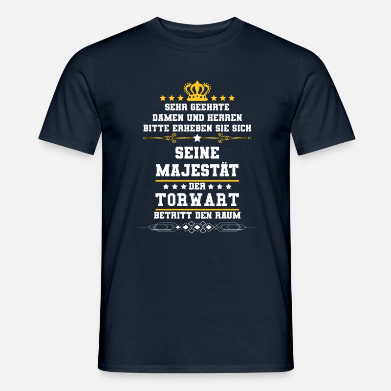 Torwart - Männer T-Shirt - Navy