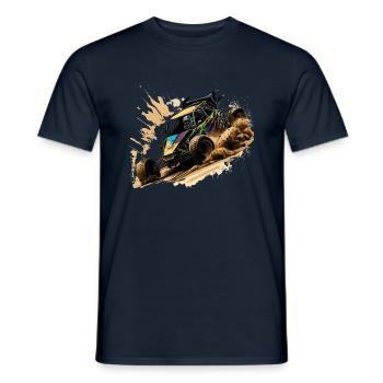 Autocross Stock Car Rally - T-shirt homme - marine - Devant - AI Model Male 178 light (178cm)
