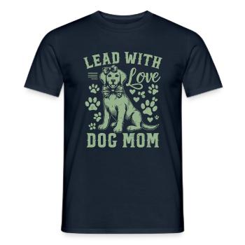 Dog Mom Gifts for Women - Männer T-Shirt - Navy - Vorne - AI Model Male 178 light (178cm)