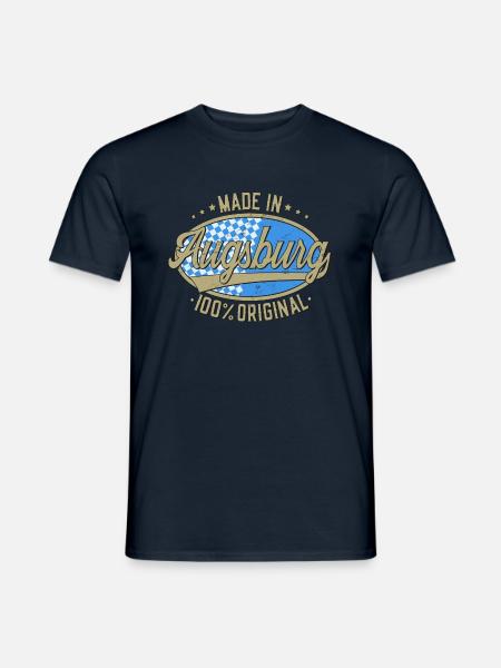 Augsburg Augsburger Original - Männer T-Shirt - Navy