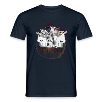 Full Stall - Männer T-Shirt - Navy - Vorne - AI Model Male 178 light (178cm)