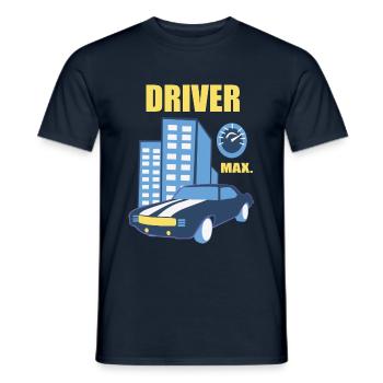 Car - Men's T-Shirt - navy - Front - AI Model Male 178 light (178cm)