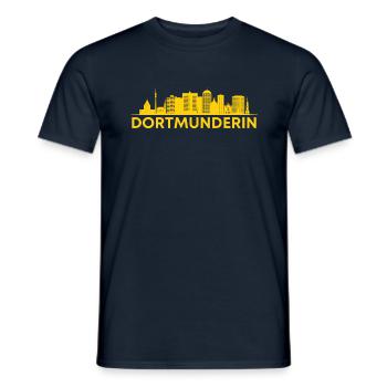 Dortmunder! Dortmund, my city! - Men's T-Shirt - navy - Front - AI Model Male 178 light (178cm)