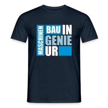 Mechanical Engineer Mechanical Engineer - Men's T-Shirt - navy - Front - AI Model Male 178 light (178cm)