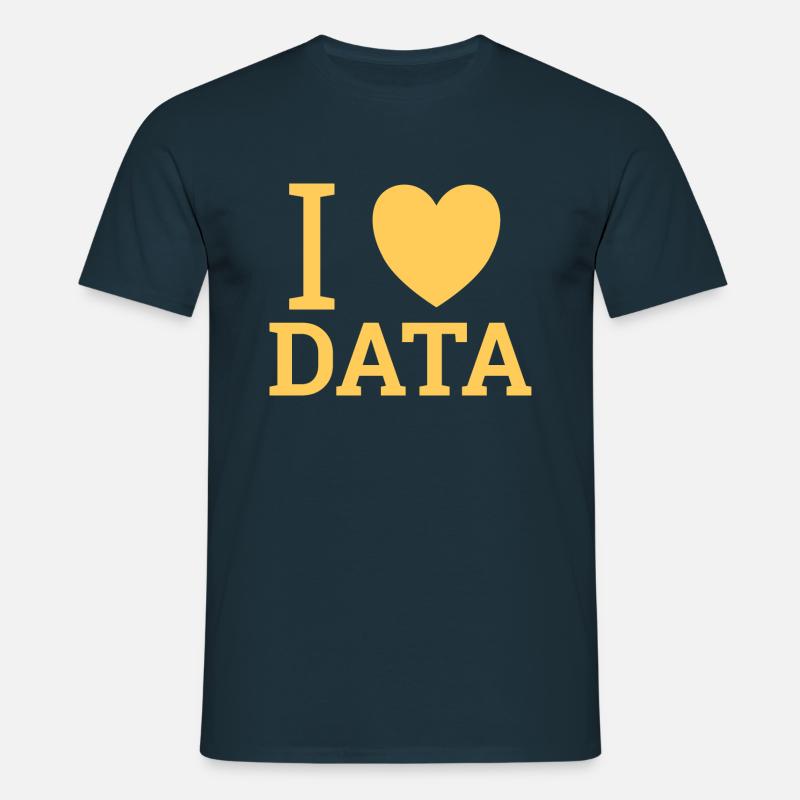 "Love Data" | Data Scientist - Männer T-Shirt - Navy