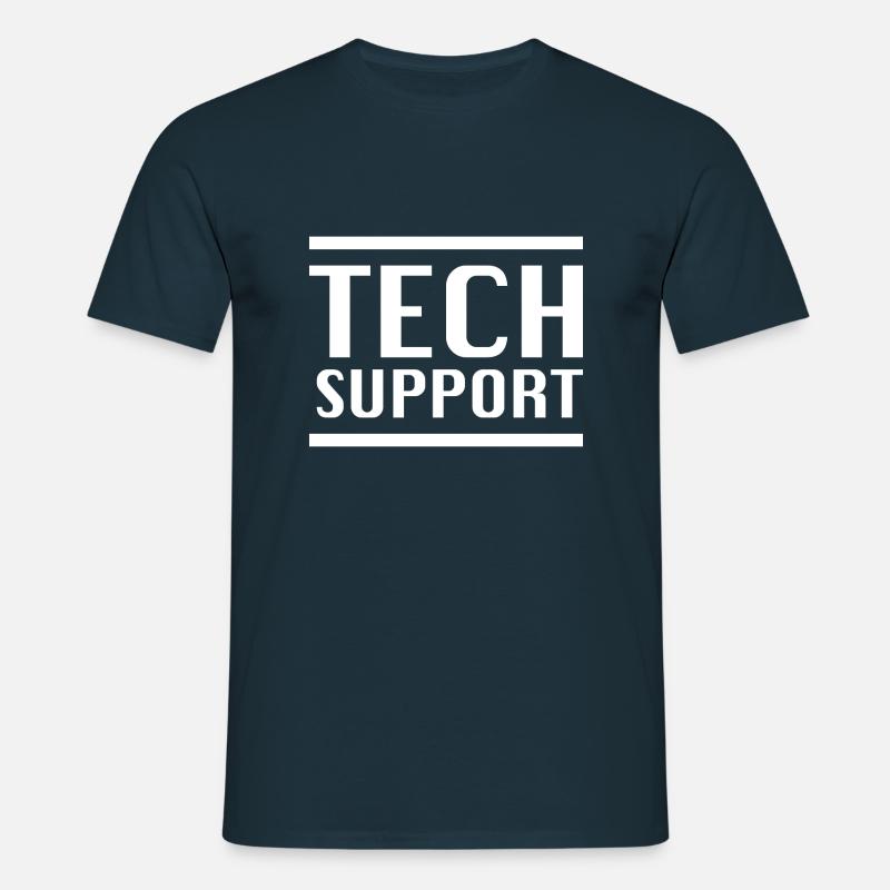 Tech Support - Men's T-Shirt - navy
