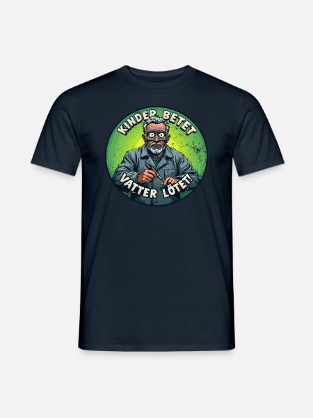 Heimwerker DIY Fun Shirt Ruhrpott Dialekt - Männer T-Shirt - Navy