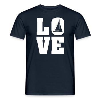 Voilier Marin Voilier Voilier - T-shirt homme - marine - Devant - AI Model Male 178 light (178cm)