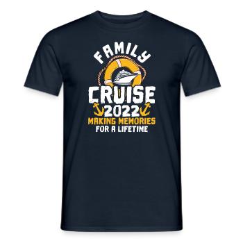 Cruise Holidays - Men's T-Shirt - navy - Front - AI Model Male 178 light (178cm)