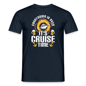Kreuzfahrturlauber Kreuzfahrt Urlaub - Männer T-Shirt - Navy - Vorne - AI Model Male 178 light (178cm)