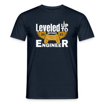 Retirement Retired Engineer Retirement 2023 - Men's T-Shirt - navy - Front - AI Model Male 178 light (178cm)