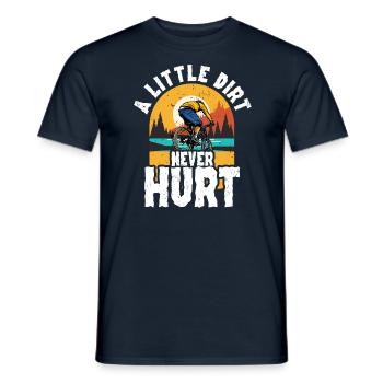 Saying mountain biker - Men's T-Shirt - navy - Front - AI Model Male 178 light (178cm)