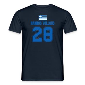 Fußball Griechenland Mallorca Sauf Trikot - Männer T-Shirt - Navy - Vorne - AI Model Male 178 light (178cm)