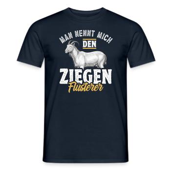 Ziegenzüchter Ziegenhalter - Männer T-Shirt - Navy - Vorne - AI Model Male 178 light (178cm)