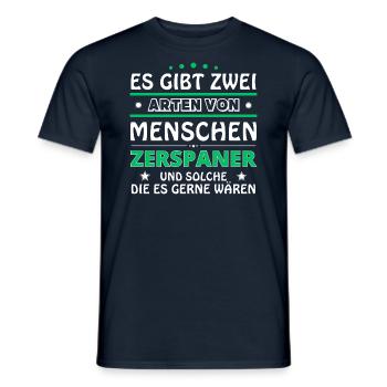 Chipper Gift - Two Types of... Design - Men's T-Shirt - navy - Front - AI Model Male 178 light (178cm)