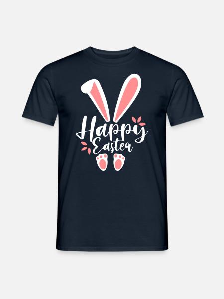 Happy Easter Bunny - Men's T-Shirt - navy