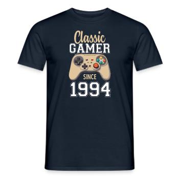 Video Gaming 30 Geburtstag 1994 Classic Gamer - Männer T-Shirt - Navy - Vorne - AI Model Male 178 light (178cm)