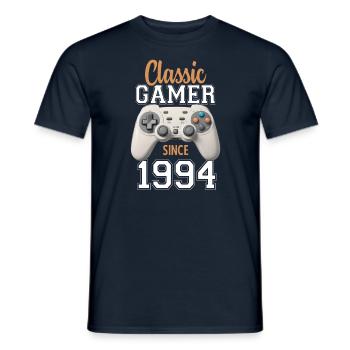 Video Gaming 30 Geburtstag 1994 Classic Gamer - Männer T-Shirt - Navy - Vorne - AI Model Male 178 light (178cm)