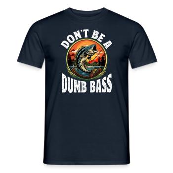 Slogan de pêche drôle pour l’homme, pêcheur, ne soyez pas - T-shirt homme - marine - Devant - AI Model Male 178 light (178cm)