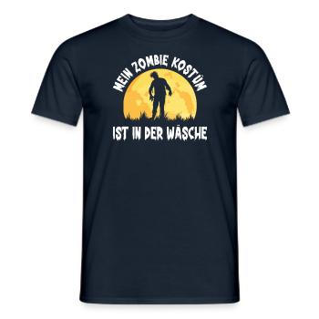 Mon costume de zombie est dans la lessive drôle - T-shirt homme - marine - Devant - AI Model Male 178 light (178cm)