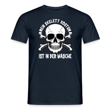 Mon costume de squelette est dans la lessive drôle - T-shirt homme - marine - Devant - AI Model Male 178 light (178cm)