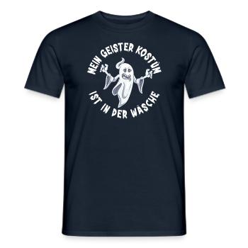 My Ghost Costume Is In The Laundry Funny - Men's T-Shirt - navy - Front - AI Model Male 178 light (178cm)
