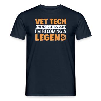 Vet Tech I'm Not Getting Old - Men's T-Shirt - navy - Front - AI Model Male 178 light (178cm)