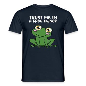 Croyez-moi, je suis un propriétaire de grenouille - T-shirt homme - marine - Devant - AI Model Male 178 light (178cm)