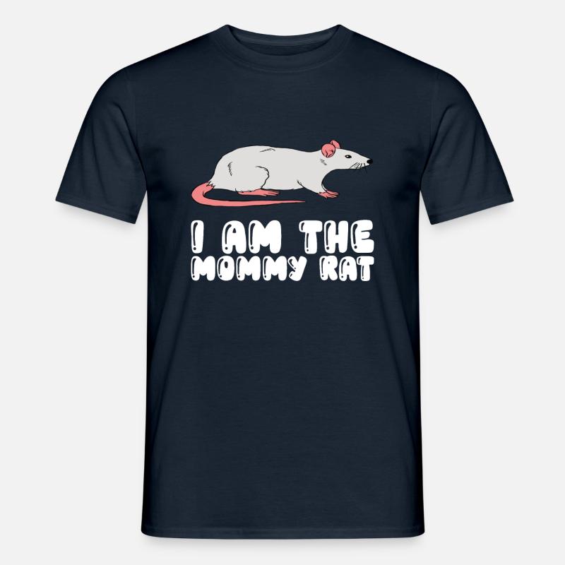 Ich Bin Die Mama-ratte - Männer T-Shirt - Navy