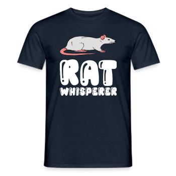 Chuchoteur de rat - T-shirt homme - marine - Devant - AI Model Male 178 light (178cm)
