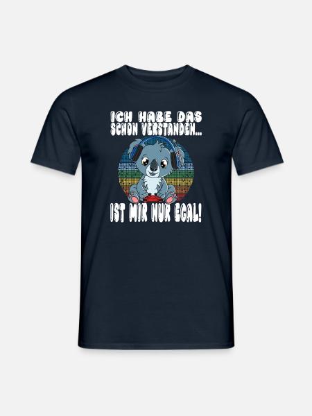 Ich Habe Das Schon Verstanden Ist Mir Nur Egal - Männer T-Shirt - Navy