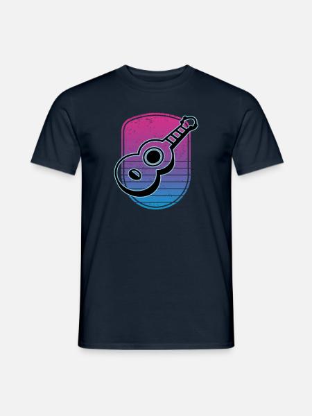 Ukuleles Vitage - Men's T-Shirt - navy