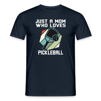 Juste une maman qui aime le pickleball - T-shirt homme - marine - Devant - AI Model Male 178 light (178cm)