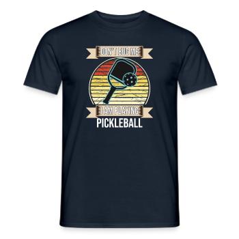 Ne me dérangez pas, je joue au pickleball - T-shirt homme - marine - Devant - AI Model Male 178 light (178cm)