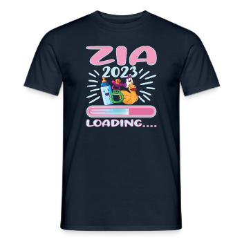 Zia 2023 Loading Zia - Männer T-Shirt - Navy - Vorne - AI Model Male 178 light (178cm)