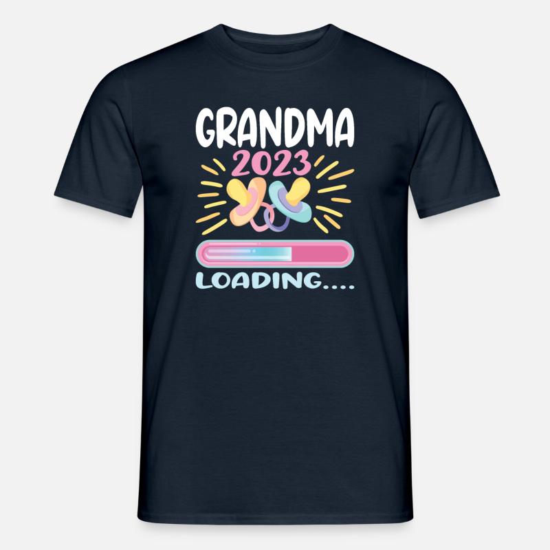 Grandma 2023 Loading - Men's T-Shirt - navy