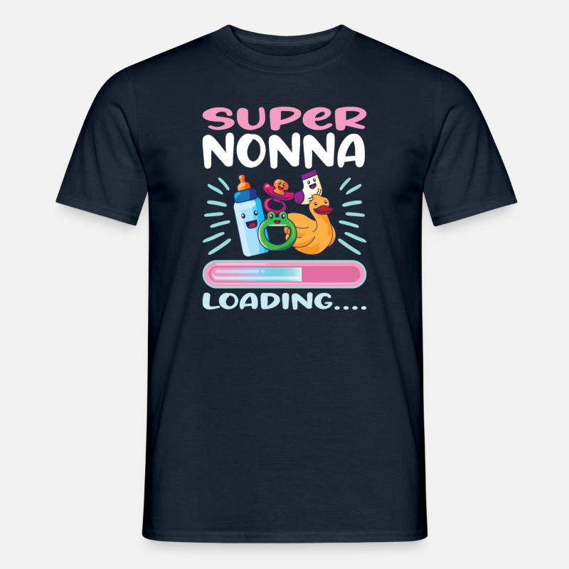 Super Nonna 2023 Loading..... - Männer T-Shirt - Navy